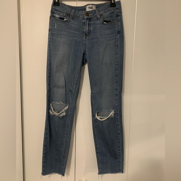 PAIGE Verdugo Crop Jeans - Picture 1 of 4